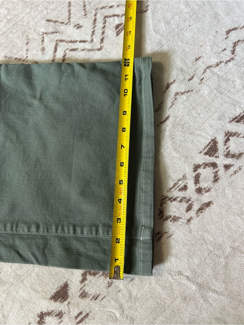 Maeve Anthropologie Olive Wide Leg Utility Carpenter Pants 25 Old Money Luxury - Picture 14 of 14